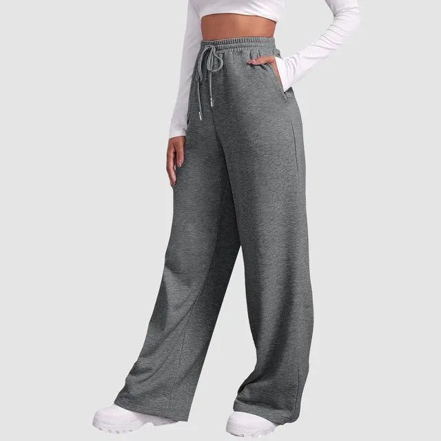 Eliza - Jeans forrados elegantes de pierna ancha para mujeres