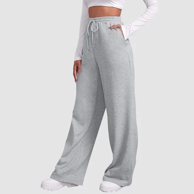 Eliza - Jeans forrados elegantes de pierna ancha para mujeres
