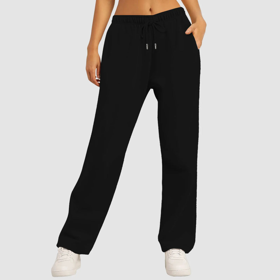 Eliza - Jeans forrados elegantes de pierna ancha para mujeres