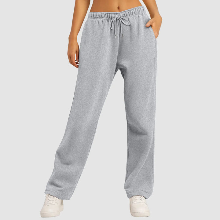 Eliza - Jeans forrados elegantes de pierna ancha para mujeres