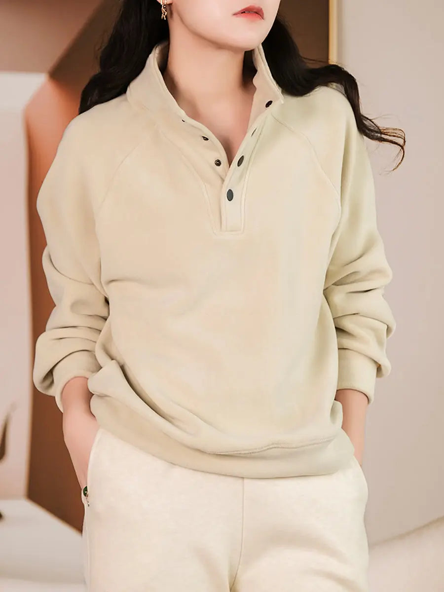 Samantha - Elegant basic blouse for women, perfect for a casual autumn look