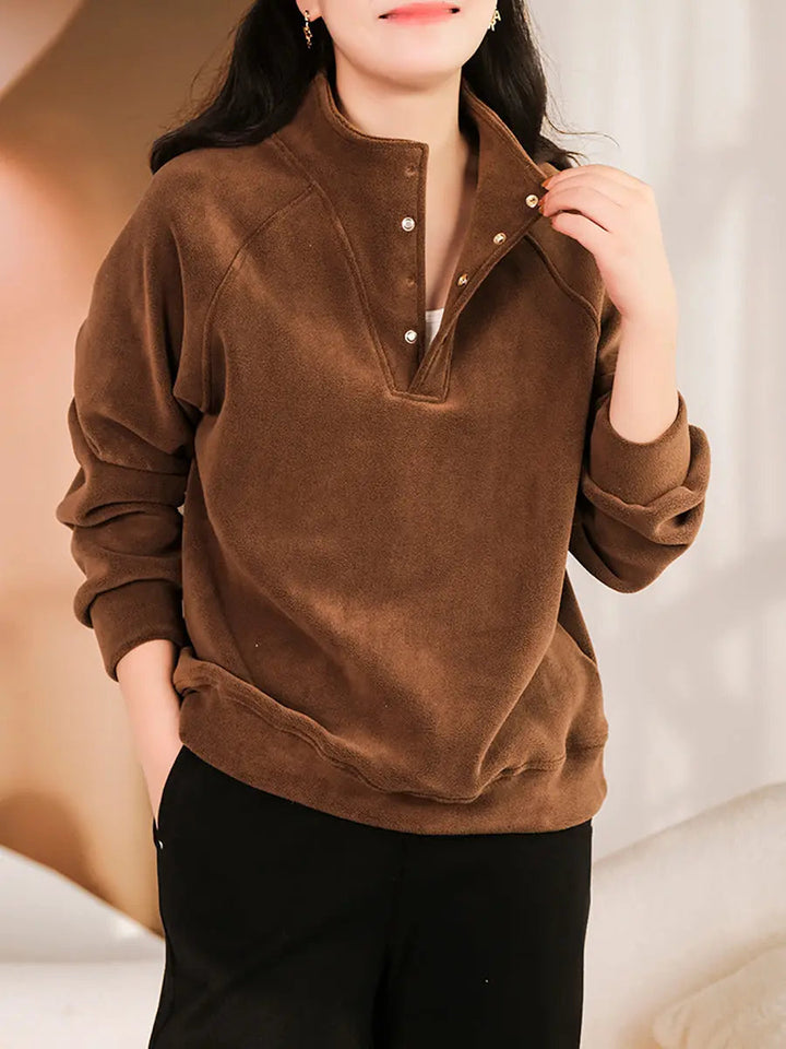 Samantha - Elegant basic blouse for women, perfect for a casual autumn look