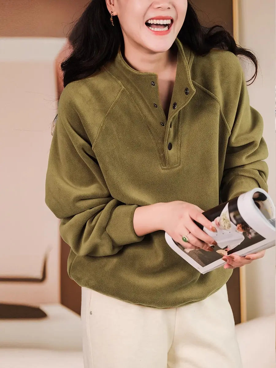 Samantha - Elegant basic blouse for women, perfect for a casual autumn look