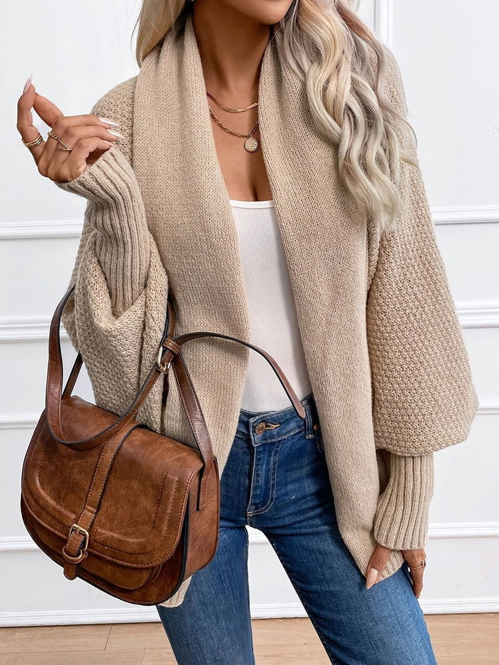 Cardigan en cachemire pour femme à manches longues avec coupe confortable pour l'hiver