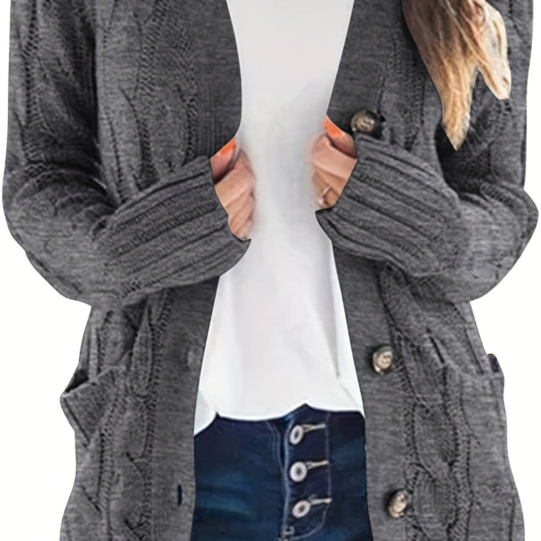 Gilet féminin en tricot pour l'automne, élégant et classique