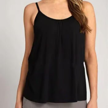 Canotta donna con reggiseno integrato in modal traspirante per la stagione estiva