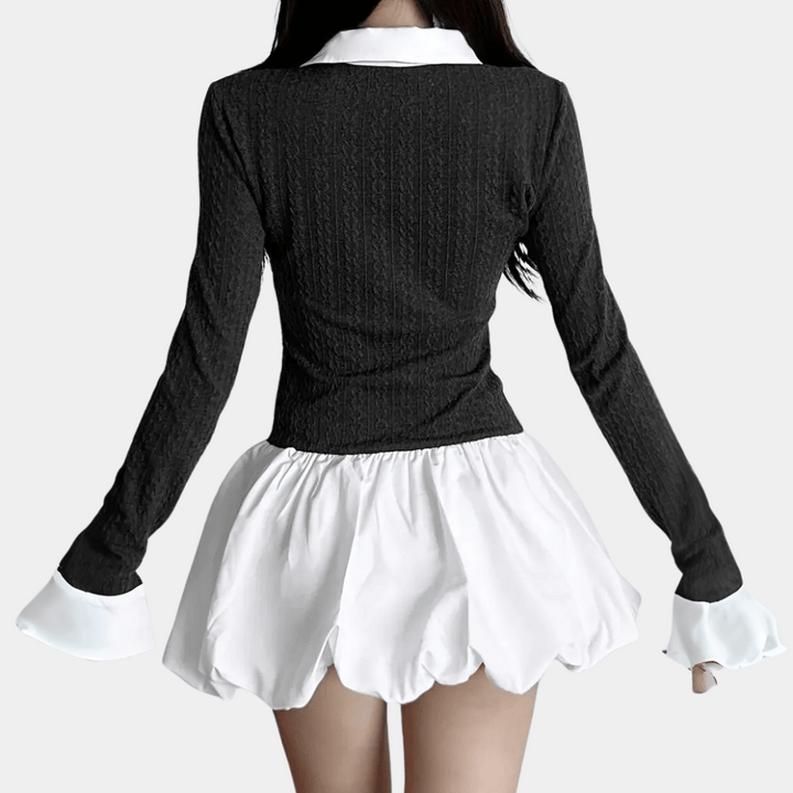 Vestido encantador en amatista para mujeres - La elegancia en el estilo