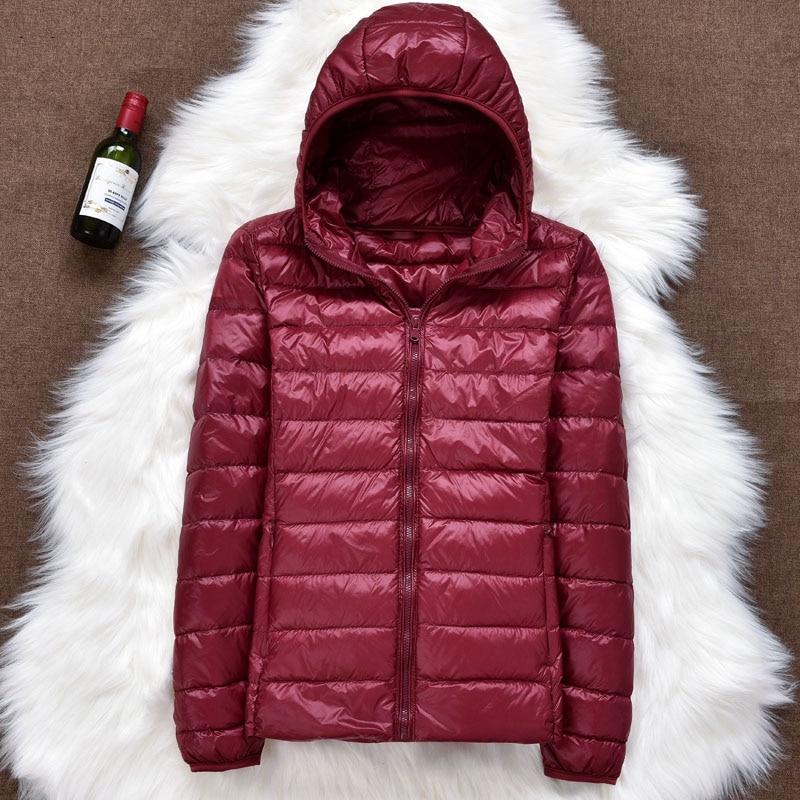 Claire™ - Giacca in Piumino di Cotone con Cappuccio