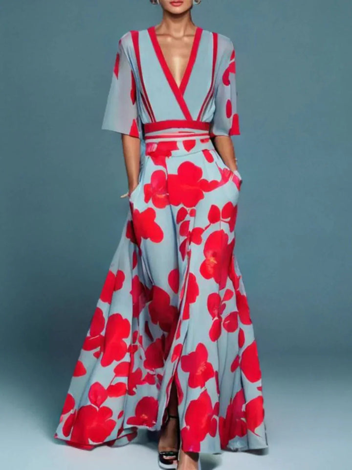 Céline™ - Dress with Elegant Cotton Sleeves