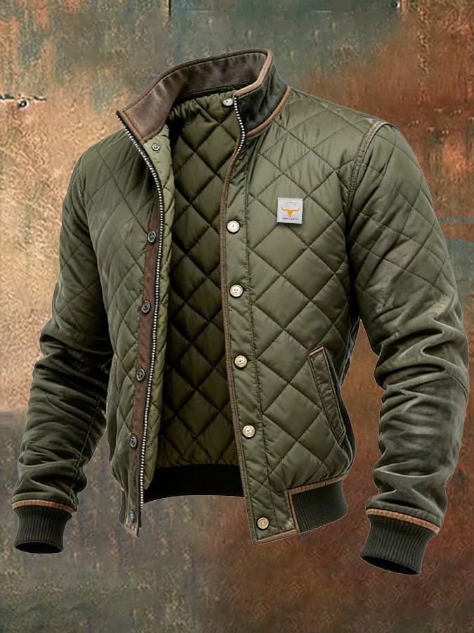 Chaqueta de mujer acolchada de entretiempo, negra, para el otoño