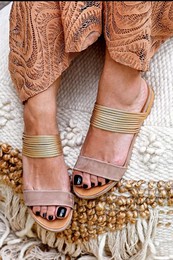 Sanne - Zapatillas elegantes de algodón peludo para mujeres