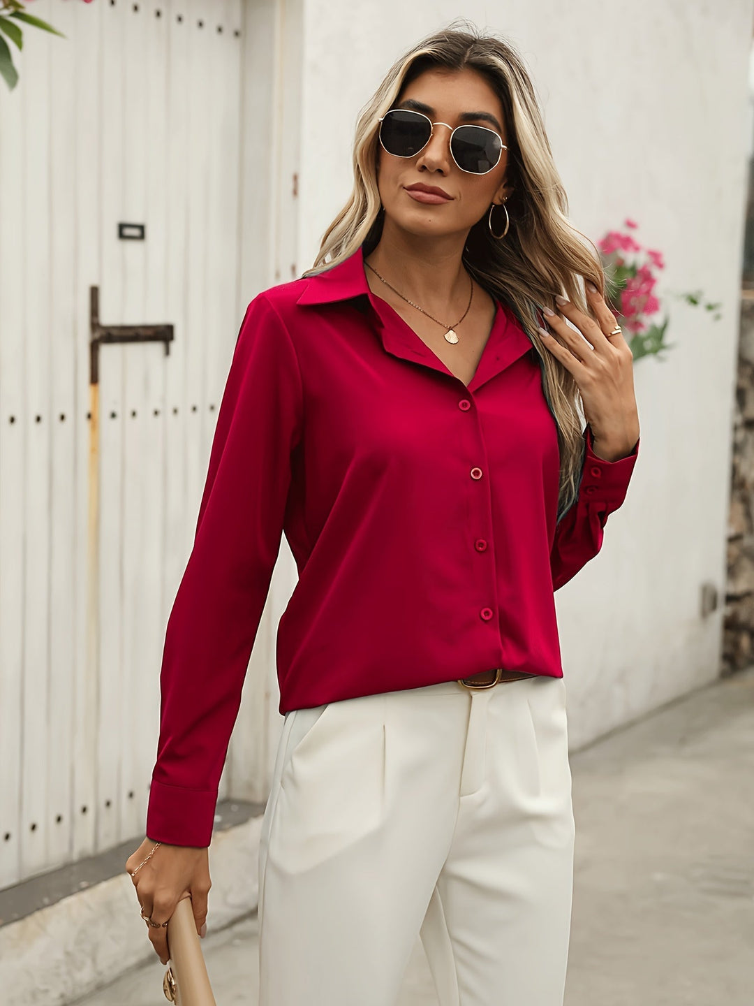 Faye - Elegant and Comfortable Summer Blouse for Women