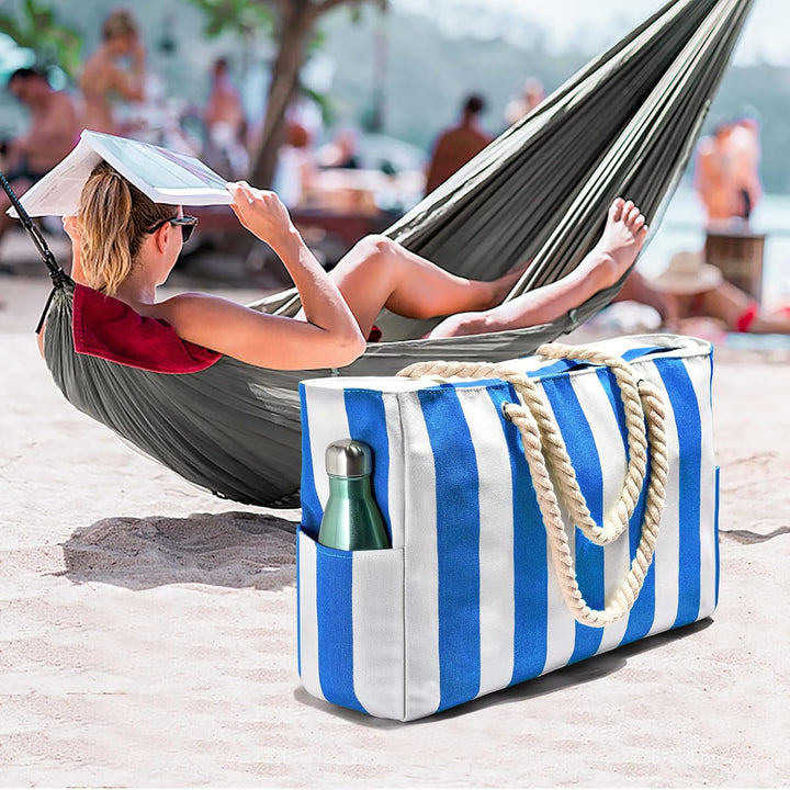 Sac de plage étanche, résistant au sable, grande capacité
