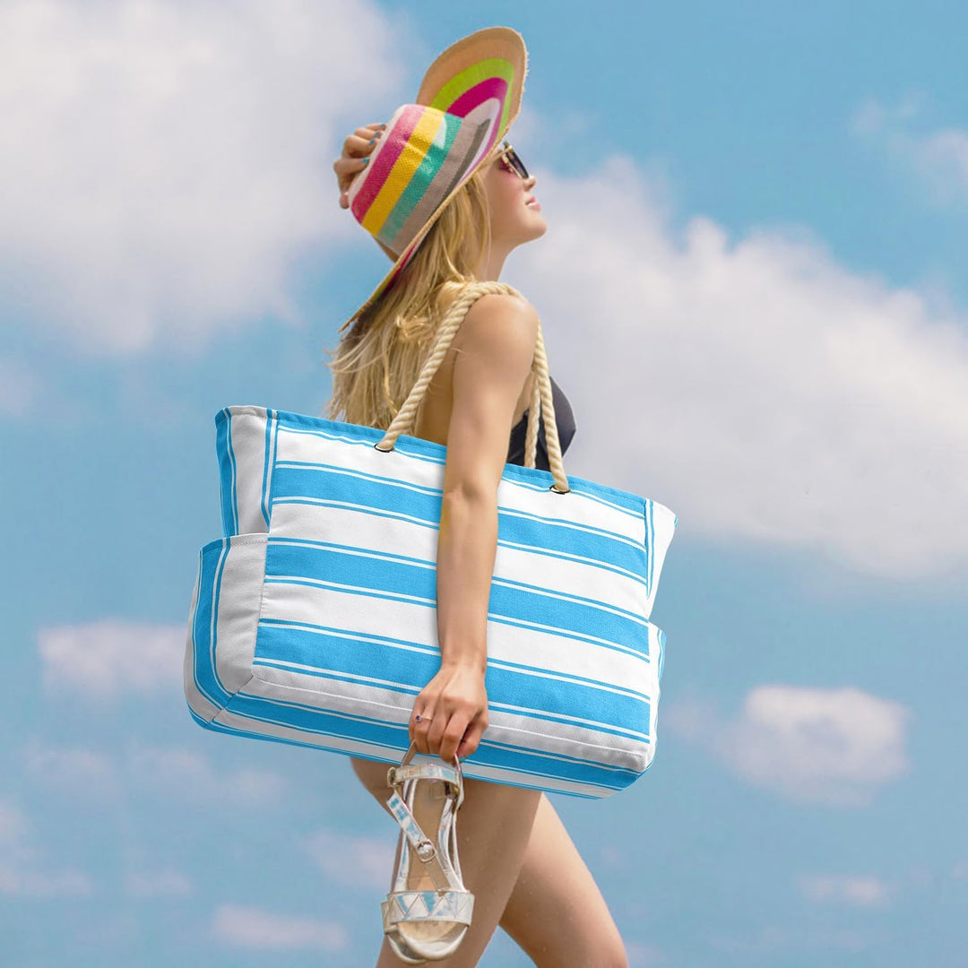 Sac de plage étanche, résistant au sable, grande capacité