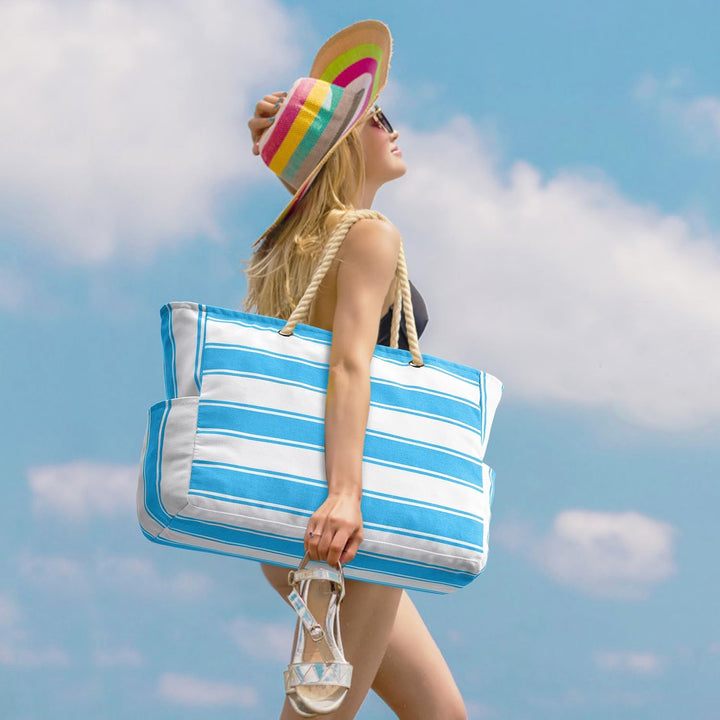 Sac de plage étanche, résistant au sable, grande capacité