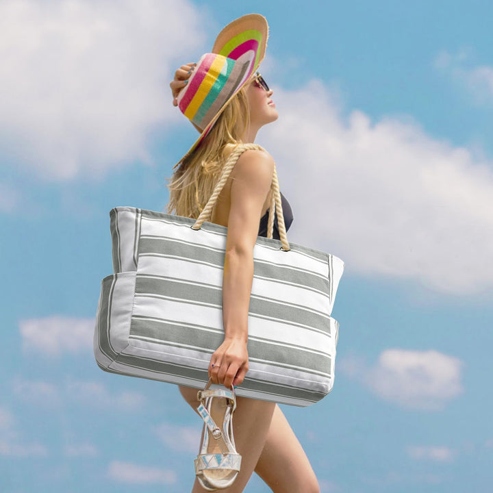Sac de plage étanche, résistant au sable, grande capacité