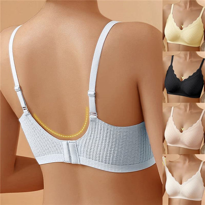 Soutien-gorge sans armature en coton et élasthanne, quotidien, respirant, été 2026