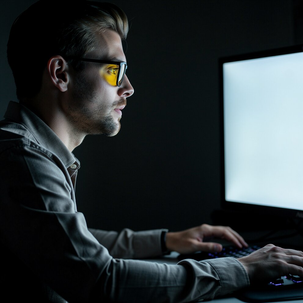 Lunettes d'ordinateur à filtre anti-lumière bleue, légères et transparentes, pour le travail été 2026