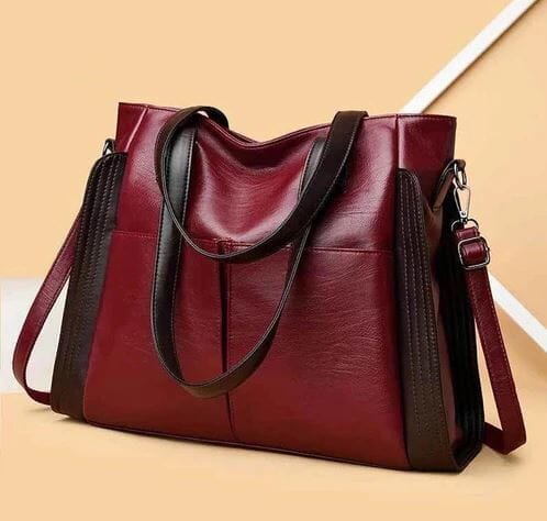 Danica - Geantă de mână elegantă din piele vintage pentru doamne