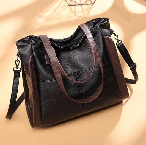 Danica - Geantă de mână elegantă din piele vintage pentru doamne