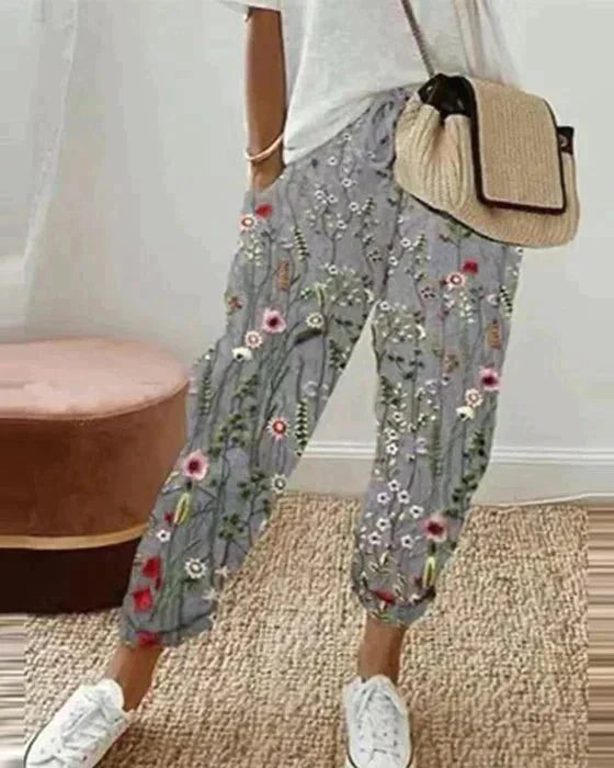Emanuelle - Pantalon décontracté élégant et confortable pour femmes