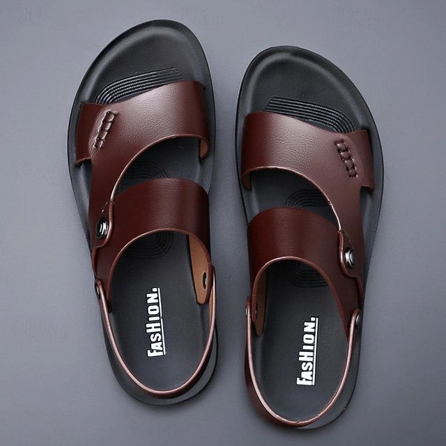 Sandalias de verano elegantes y cómodas de cuero sintético - Christo
