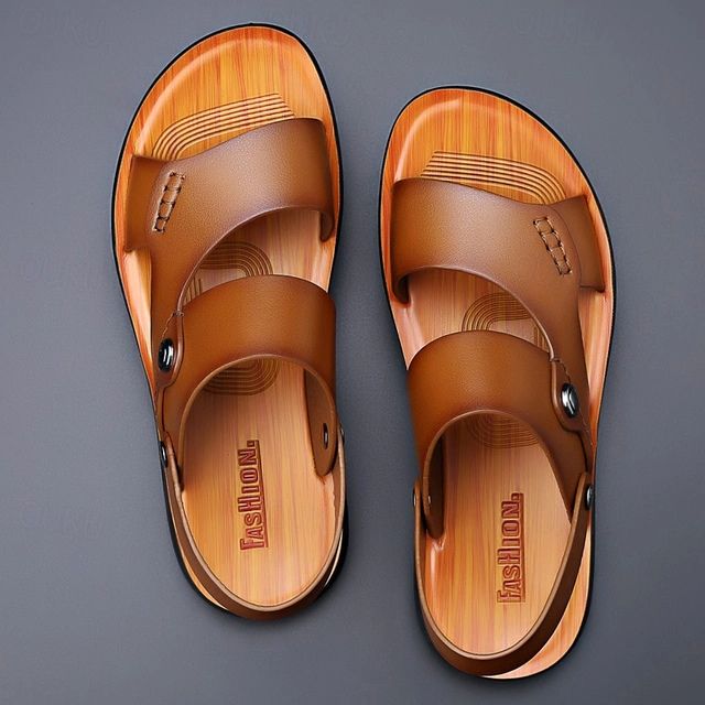 Sandalias de verano elegantes y cómodas de cuero sintético - Christo