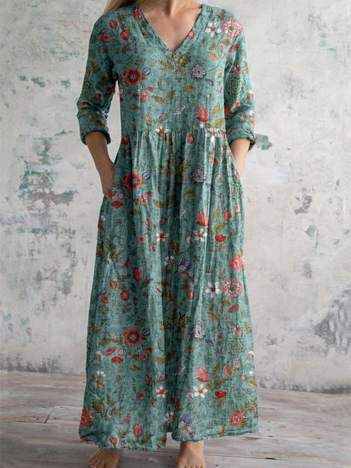 Amélie™ - Rochie de vară elegantă din bumbac