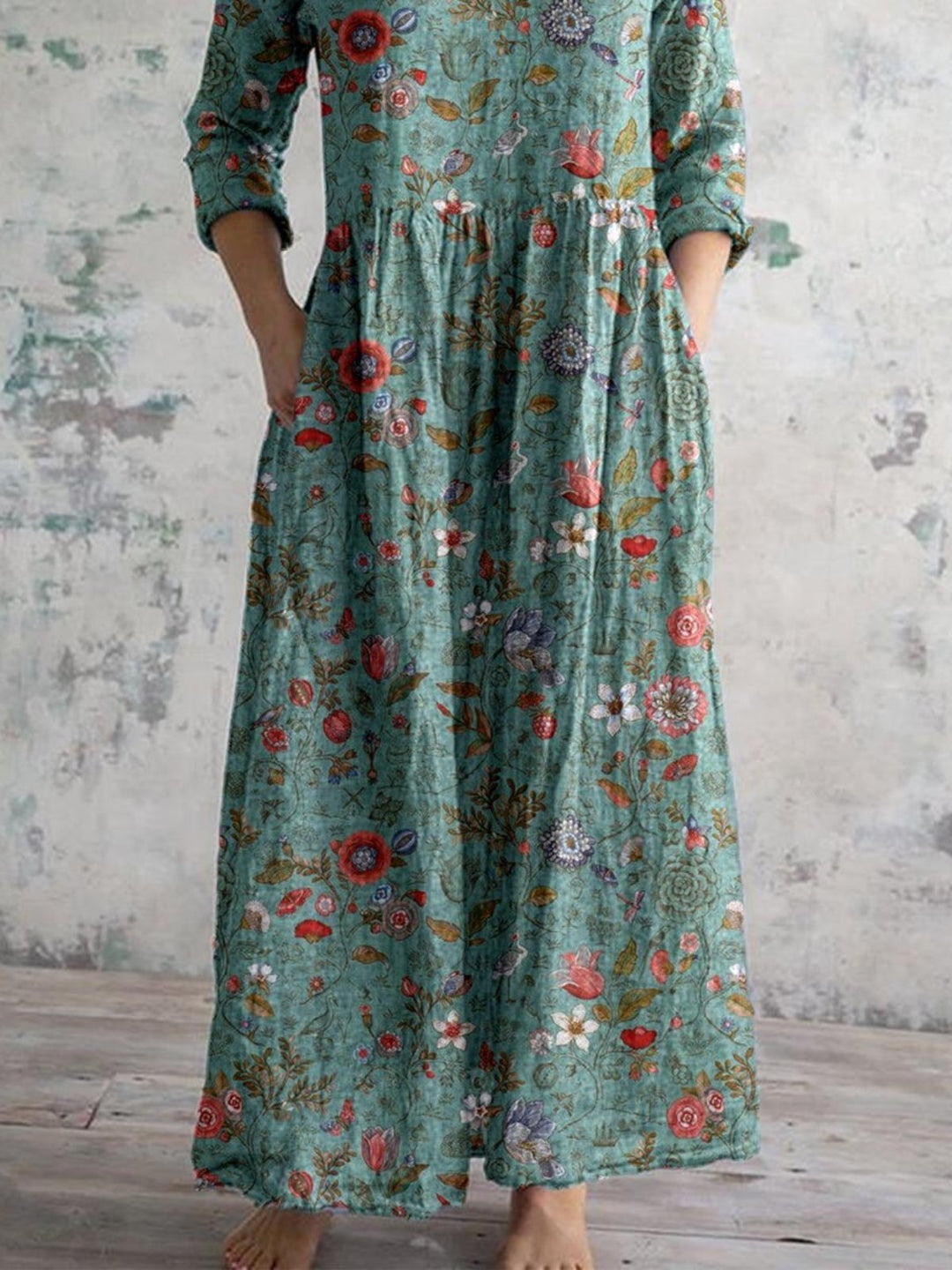 Amélie™ - Rochie de vară elegantă din bumbac