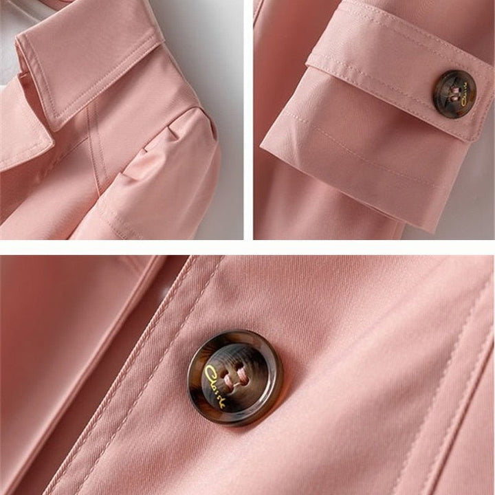 Claire™ - Premium Cashmere Trench Coat
