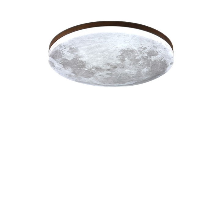 Plafoniera LED rotonda in acrilico e metallo per soggiorno e camera da letto