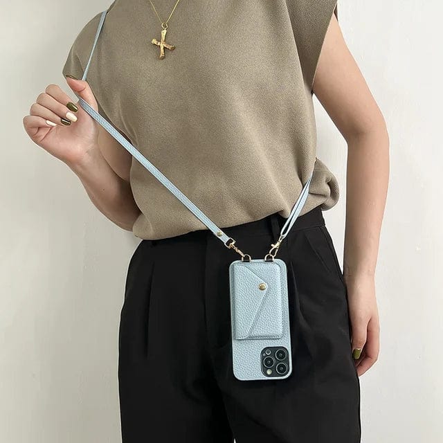Étui pour téléphone en cuir à porter sur l'épaule été 2026