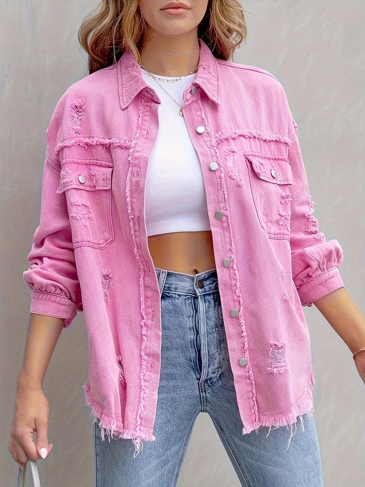 Gilet en jean pour femme, pour l'automne, décontracté et chic, veste sans manches