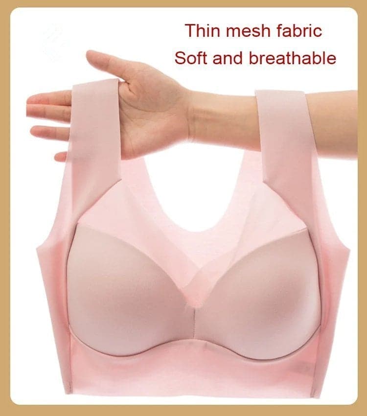 Soutien-gorge push-up sans coutures pour femme, sans armatures, en coton, pour l’automne