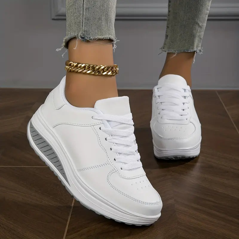 Baskets pour femmes en mesh respirant, chaussures d'été à semelle amortissante