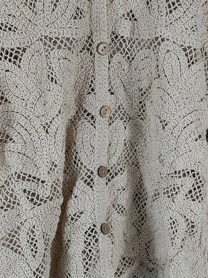Diana - Chic Apricot Long-Sleeve Shirt for Women