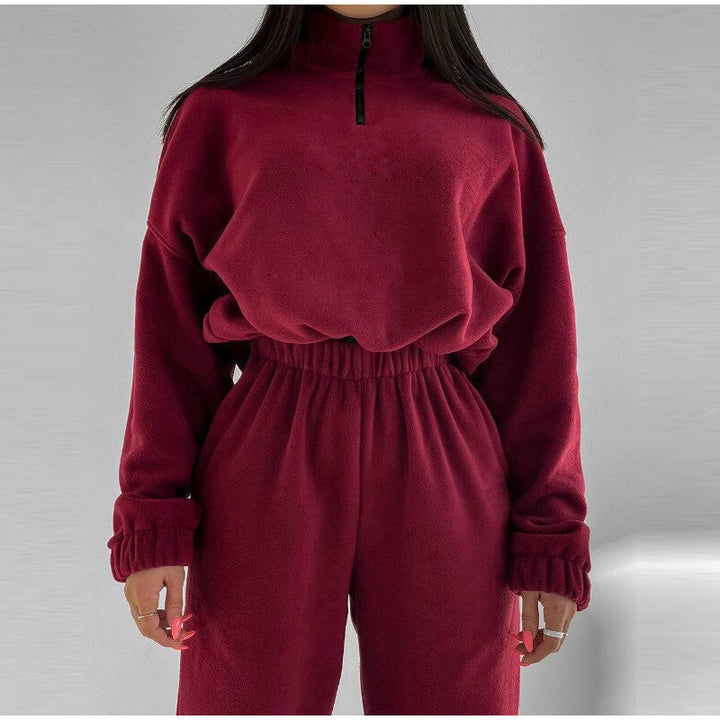 Rosie - Tuta da jogging rossa elegante per donne