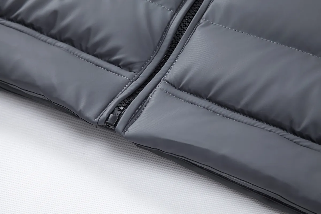 Veste hybride matelassée pour femme pour l’automne, veste de mi-saison à capuche pour les journées fraîches