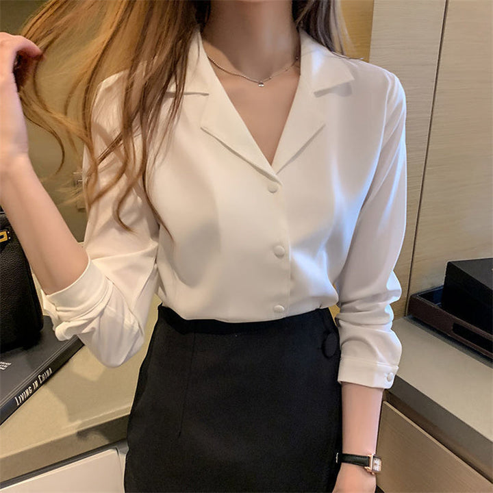 Rae - Elegant and comfortable autumn blouse for women