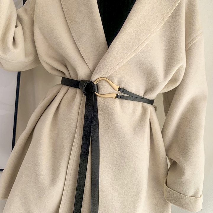 Sophie - Elegant and Detailed Leather Belt for Women