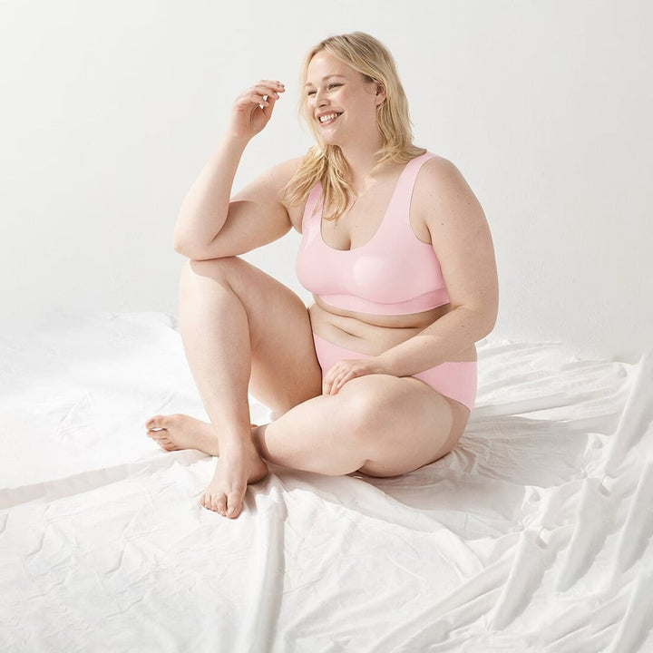 Soutien-gorge grande taille femme maintien optimal en nylon pour l'été sans armatures