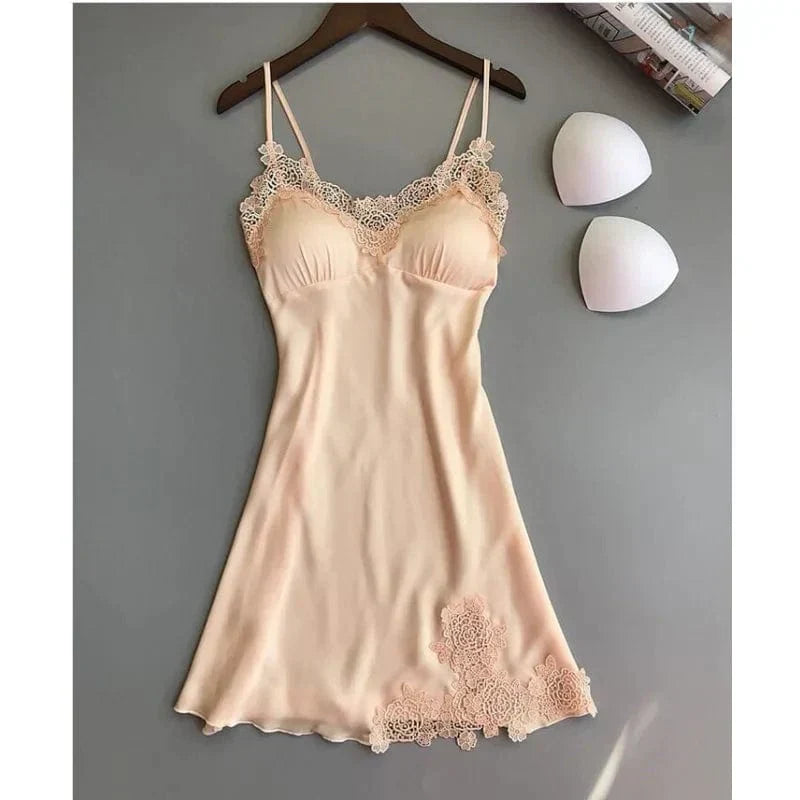 Kim - Elegant Spring Nightgown for Women, with Enchanting Delicacy