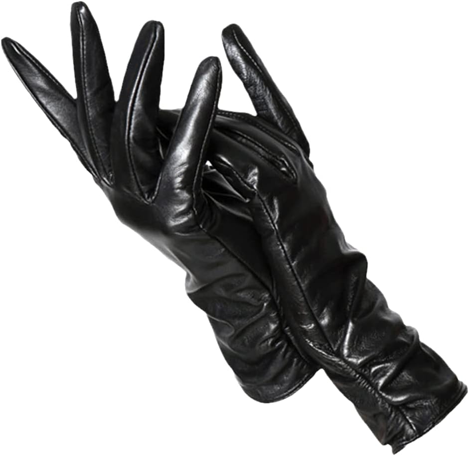 Gants d’hiver femme en cuir pour l’automne doublure en polaire douce et coupe classique