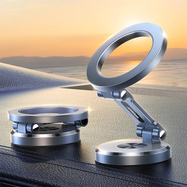 Support magnétique de voiture pour téléphone, pliant et robuste, pour la navigation et une conduite sûre