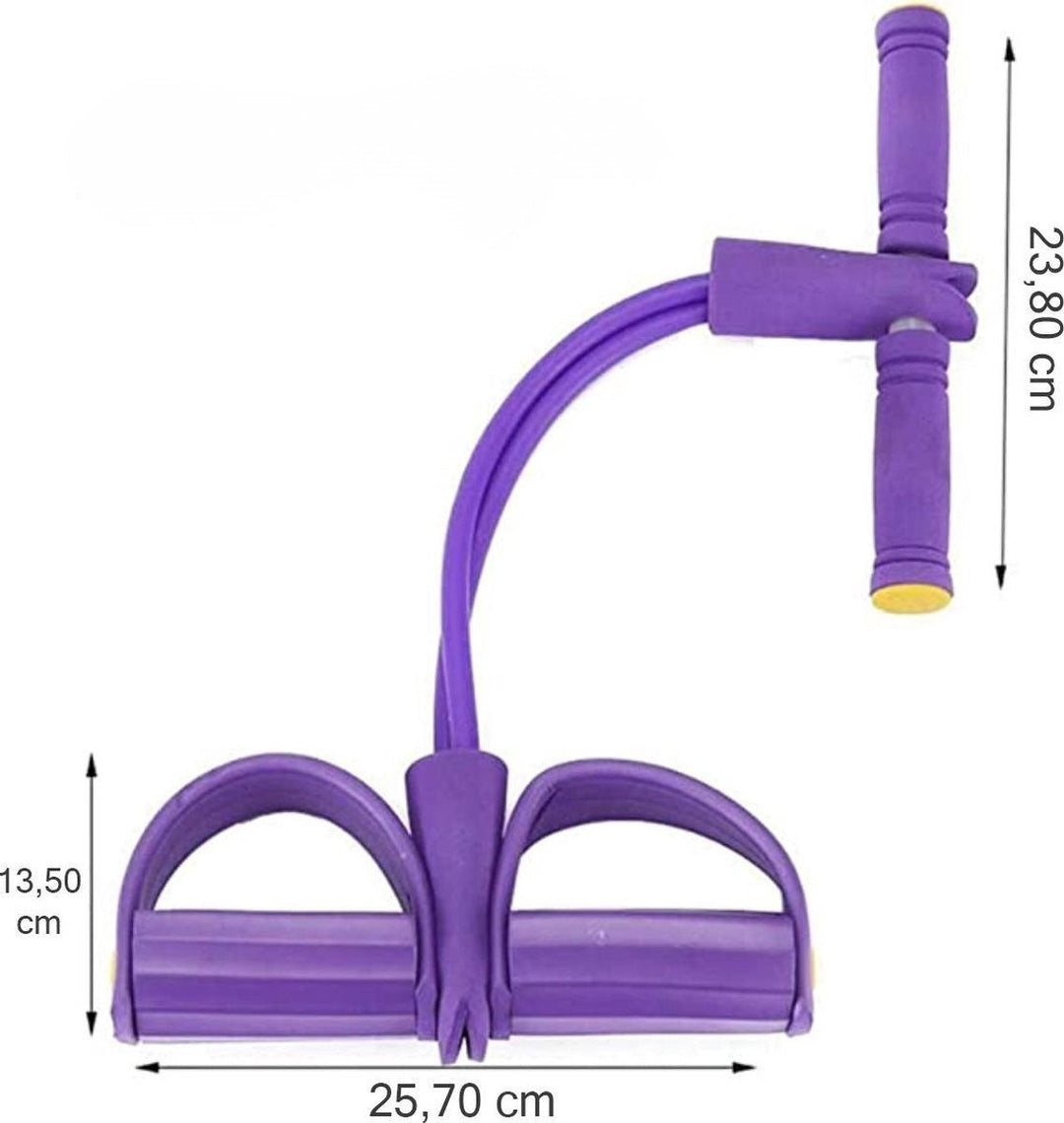 Kit de bandes de résistance pour l'entraînement 5 niveaux de résistance en latex – à domicile et en déplacement