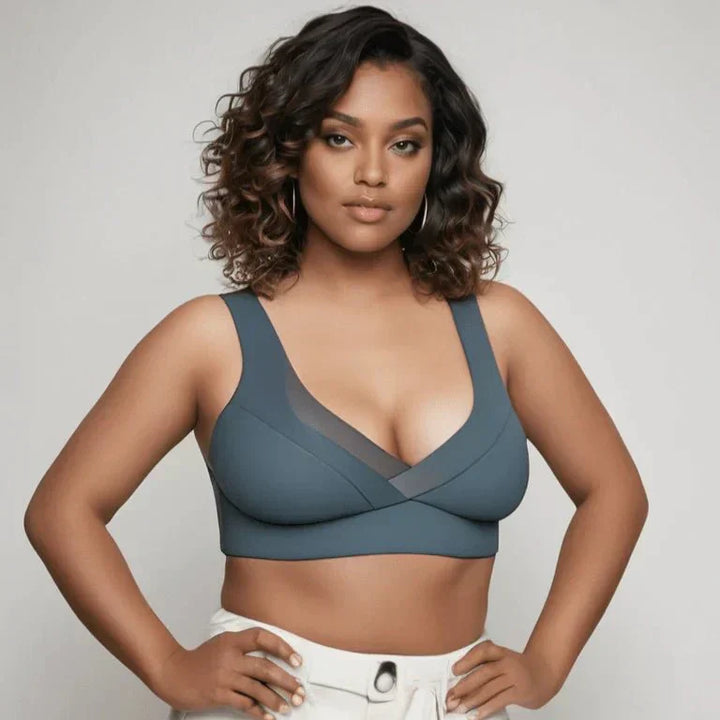 Soutien-gorge sans coutures femme confort absolu en nylon pour l'automne sans bretelles