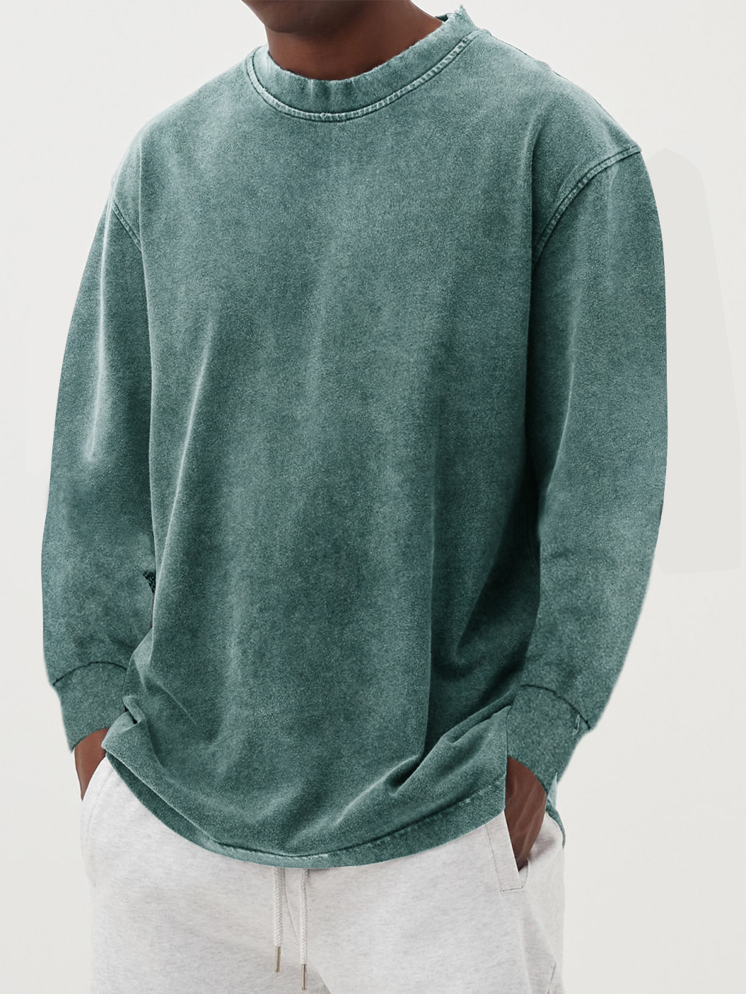 Men's cotton long-sleeve T-shirt for autumn