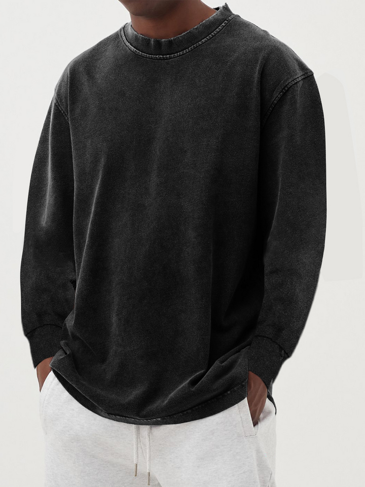 Men's cotton long-sleeve T-shirt for autumn