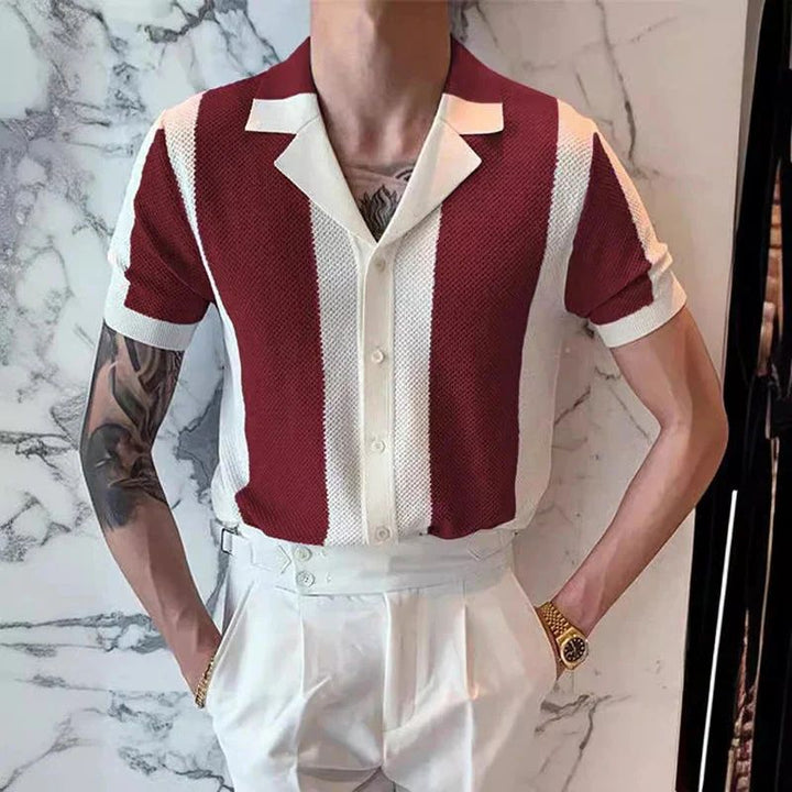 Summer knit shirt, elegant and versatile - Hiske