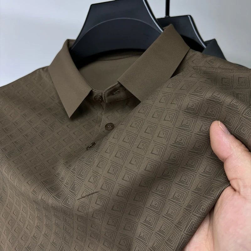 Stylish and breathable silk polo for a trendy summer look - Borre